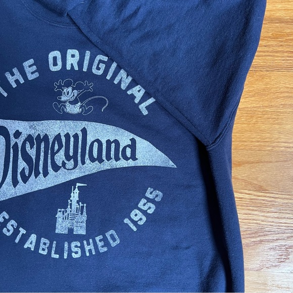 Disneyland Vintage Style Mickey Mouse Sweater Blue Unisex Adults Small - Picture 8 of 11